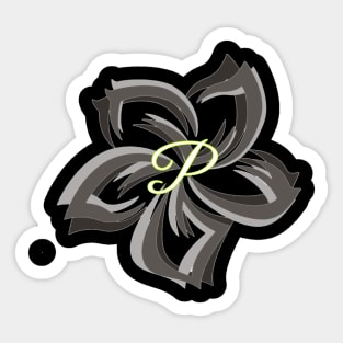 Letter P Sticker